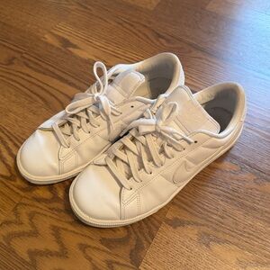 Nike White Leather Sneakers